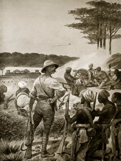 The British in Zanzibar by Richard Caton Woodville junior